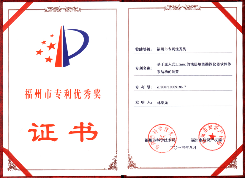 福州市專利獎